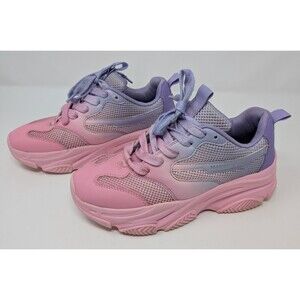 Madden NYC Chunky Platform Sneakers Pink Lavender Barbiecore Y2K Women's 5